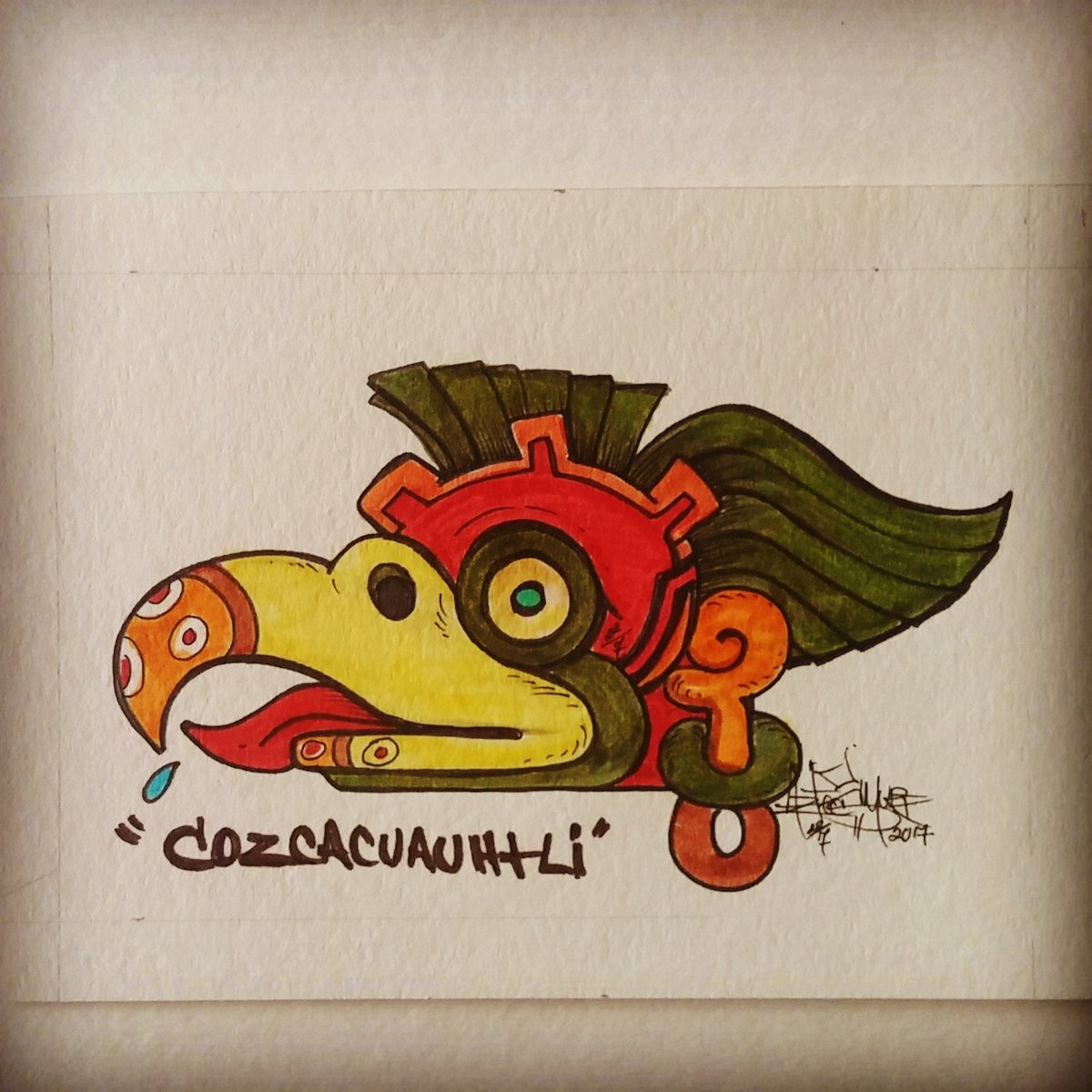 AztecSmurf's tweet photo. Vulture #mexica #22over7 #azteca #aztlan https://t.co/FcbLv8h5Ex