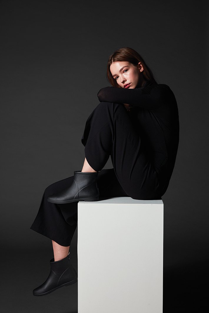 Our FW17 Campaign. #aliceandwhittles #sustainablefashion #minimalism #utilitarian #rainboots #awminimalistcollection