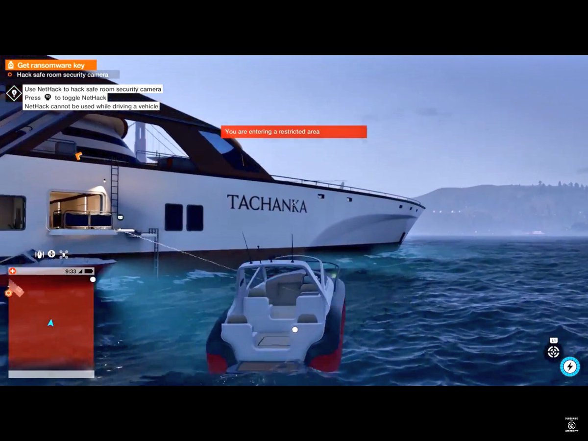 R6_Tips's tweet photo. Just saw this in the Human Conditions DLC for Watch Dogs 2. They added a new boat in the game and look at the name. #lordtachanka @Matimi0 https://t.co/sZbzkcnIbS
