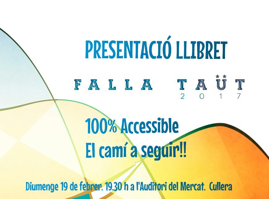 TautFalla's tweet image. I volem presentar-vos-lo el proper diumenge 19 a les 19:30 a l'auditori del Mercat. #ElCamíASeguir #FallesInclusives