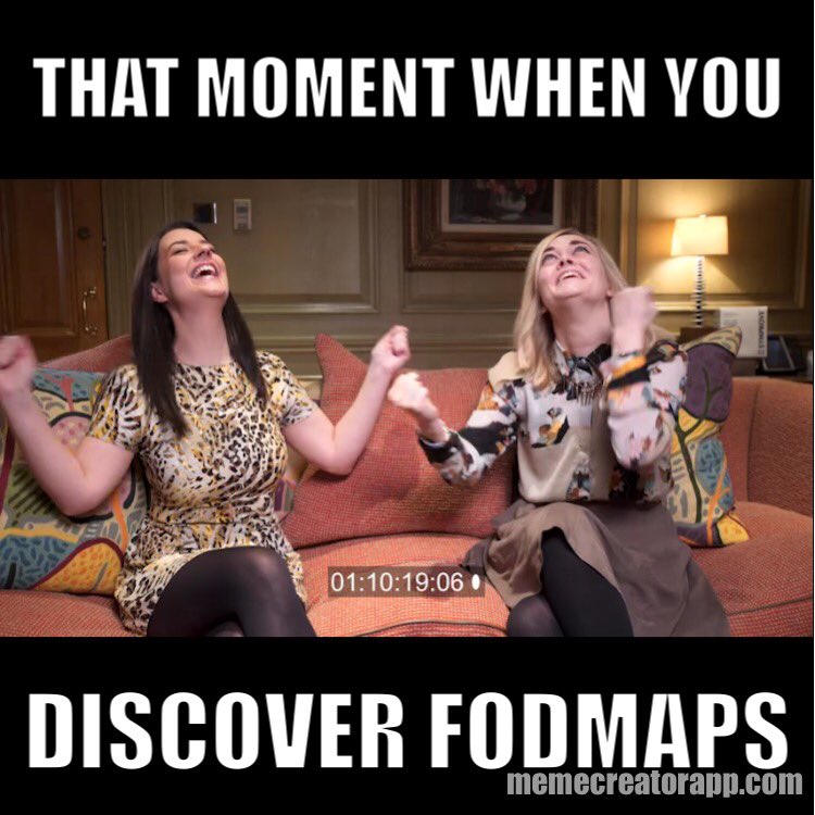 GutHealthEmpire's tweet image. That moment when you discover #FODMAPs 🙌🏼 (gut health seekers...retweet if you get it)