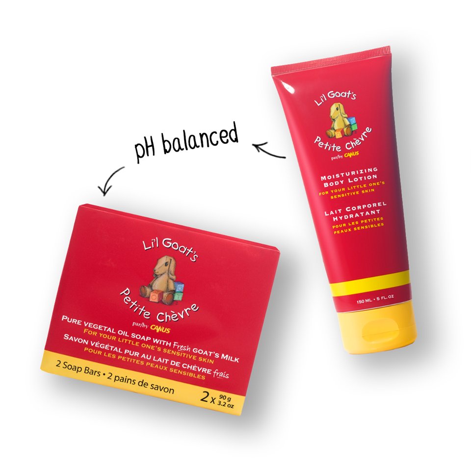 Baby's skin is irritated? Our Li'l Goats lotion is charged with allantoin, which softens and hydrates skin, effectively reducing rashes!