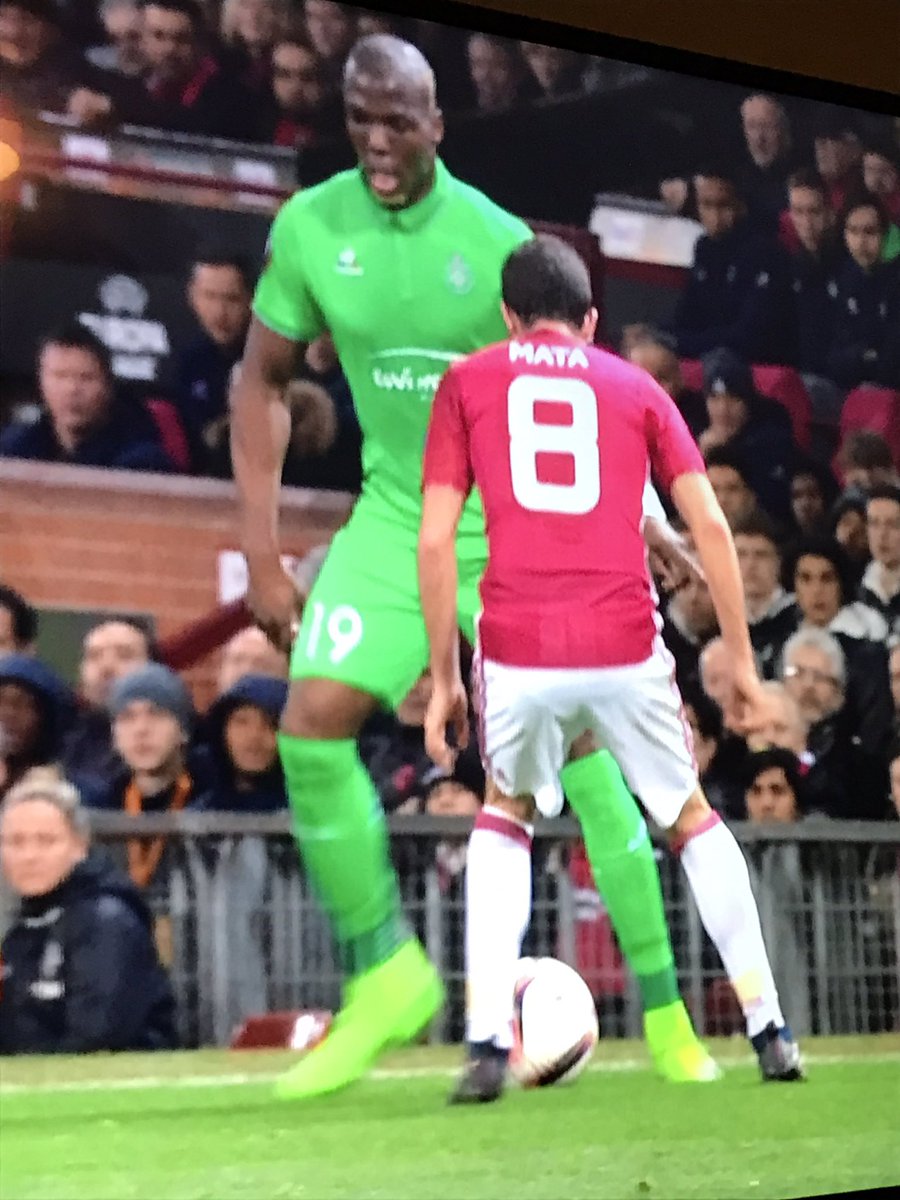 antmccool7's tweet image. In grass roots this is normally when the mangers ask for another check of the players ID cards. He&apos;s a bigen #muset #mufc #pogba #mata