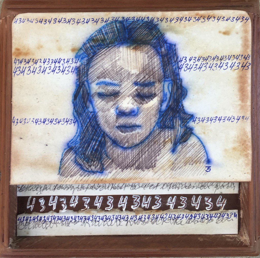 pascalemonnin's tweet photo. L'enfance de l'art, papier sur acajou. #pascalemonnin #enfanceetautresbazars #carrezemes https://t.co/hf8sDr48b1