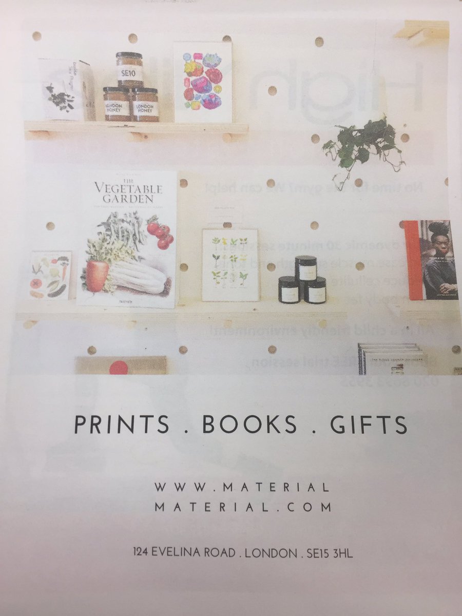 Lovely design led shop in Nunhead selling quirky cards, books and gifts 🎁 ❤️