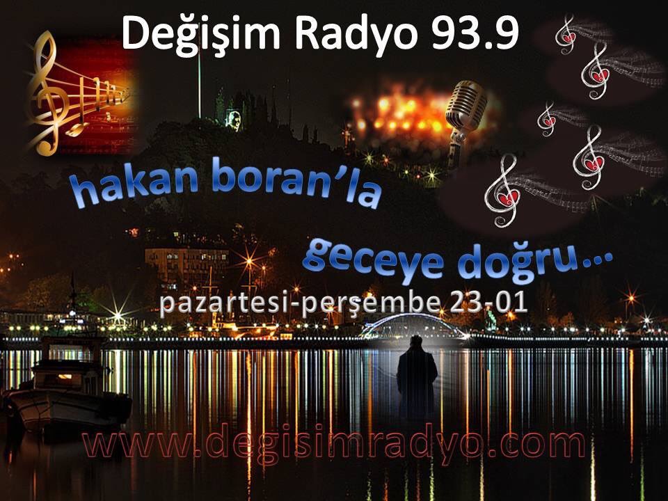degisimfm's tweet photo. bende DEĞİŞİM RADYO dinliyorum face ve instagram adresimize gelerek sayfamızı beğenen, paylaşan dinleyicilerimize sürprizlerimiz var. #müzik https://t.co/qXmUSvr4PD