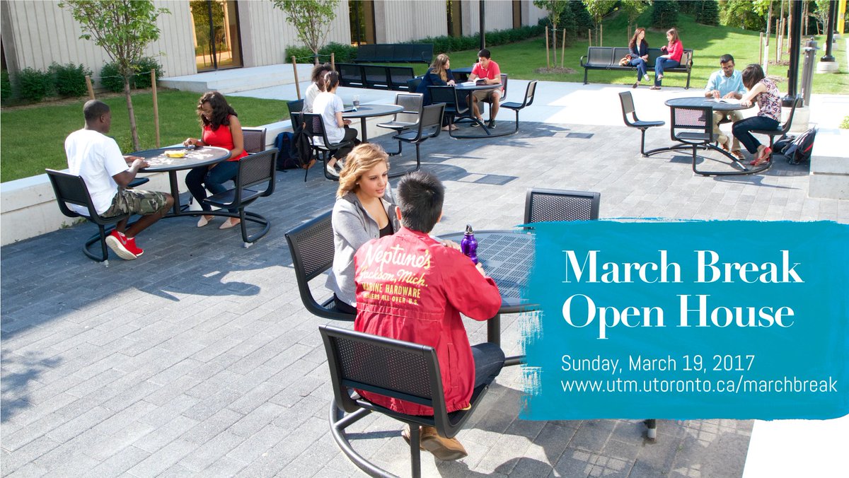UTMFuture's tweet photo. Learn about UTM at our March Break Open House on Sunday, March 19! Register today! https://t.co/GtwA5miIn9 #UTMMarchBreak #JoinUofT https://t.co/k09TXoKShu