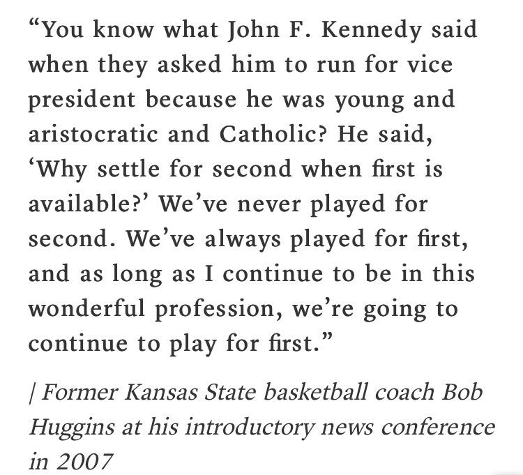 scottwildcat's tweet photo. These 3 quotes say everything you need to know about the rebirth and death of K-State Basketball. I'm sick to my stomach. https://t.co/DOJyJN2ZUo