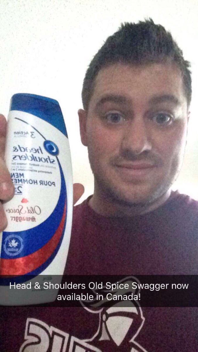 chargrove15's tweet photo. @Headshoulders Old Spice Swagger now available in Canada!! #liveheadfirst https://t.co/DSL3okUgFu