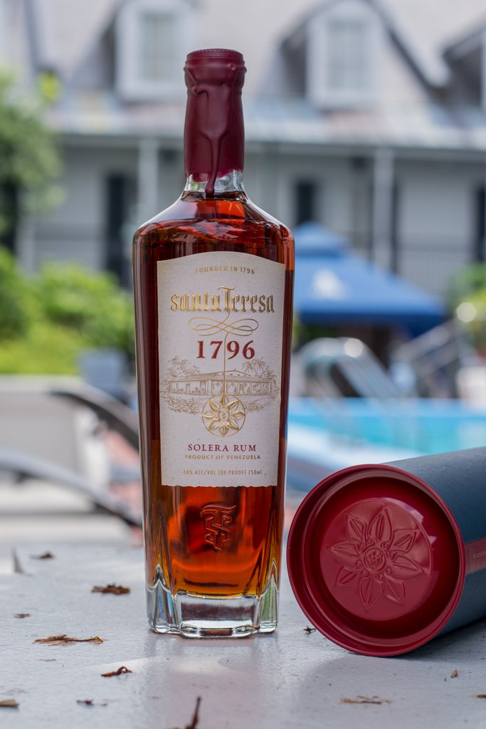 Everything from the special pot still rum to the Solera method and the bottling system is hand-crafted at La Hacienda Santa Teresa.