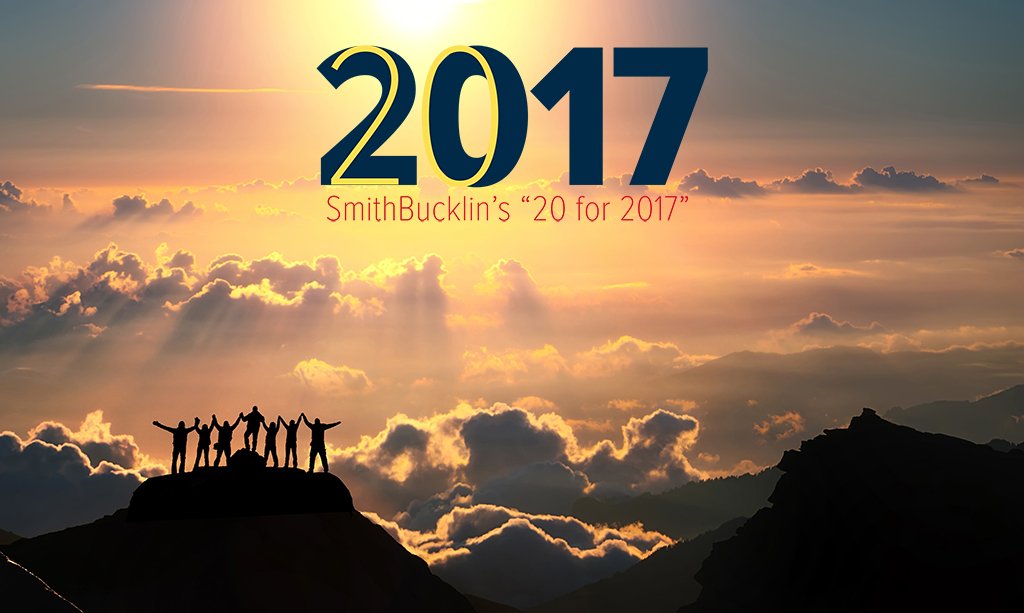 Smithbucklin's tweet photo. What’s one of the greatest jobs and best-kept secrets? Association work! #20for2017 https://t.co/CgoKxArNYf https://t.co/VDNWUQgvPb