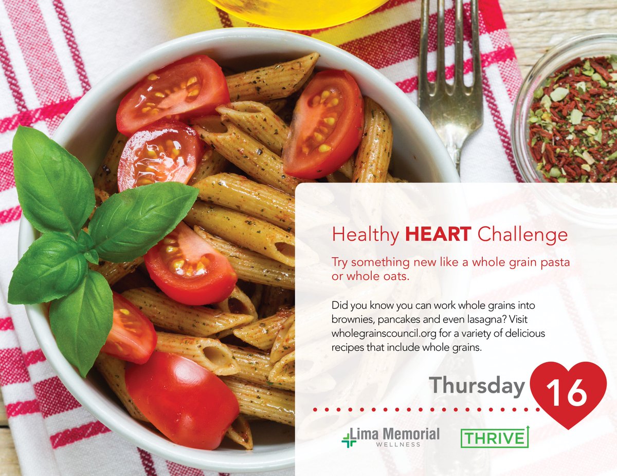 LimaMemorial's tweet photo. #healthyheartchallenge #communityofcare #wholegrain https://t.co/DmvU43YHwu