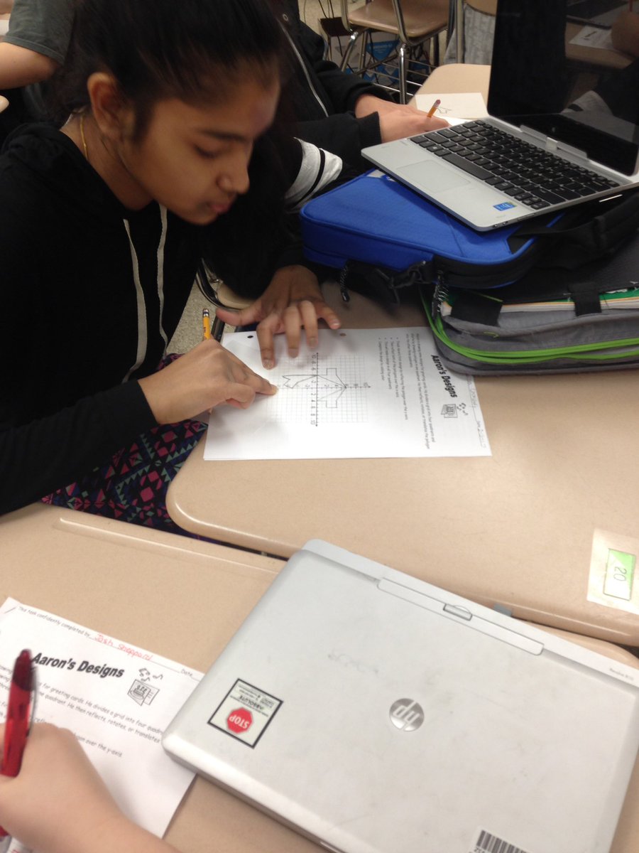 j_eisenberg87's tweet image. 6th graders @CatonsvilleMS complete a transformations pre assessment task to measure their current skills @BCPSMATH #critical #perseverant