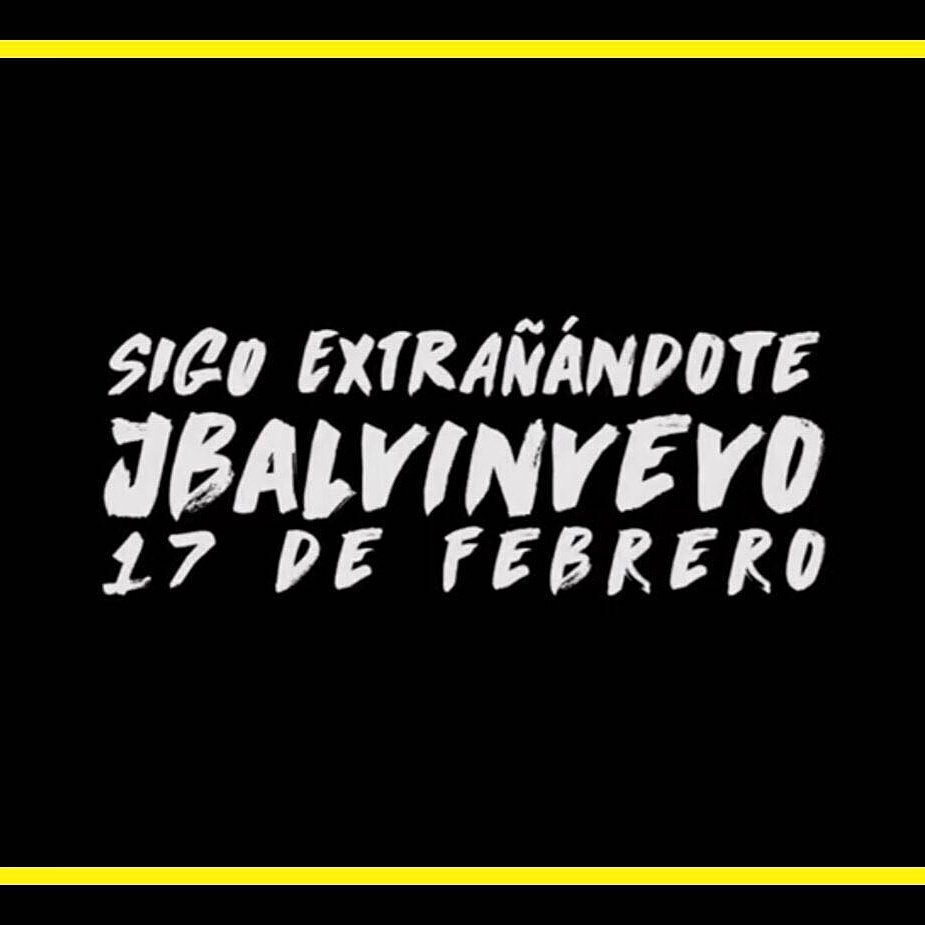 TamyScarpato's tweet photo. HOY a la media noche se lanzará el video oficial de #JBalvin #SigoExtrañandote a nivel mundial en JBALVINVEVO https://t.co/DgI2ZAjKzO https://t.co/pqN6WzFRKG