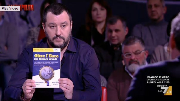 matteosalvinimi's tweet photo. #Salvini: Scarica il manuale #Oltreleuro da https://t.co/534x4TOIJs, per tutti i dubbiosi. #Piazzapulita https://t.co/jtm1IBk0EN