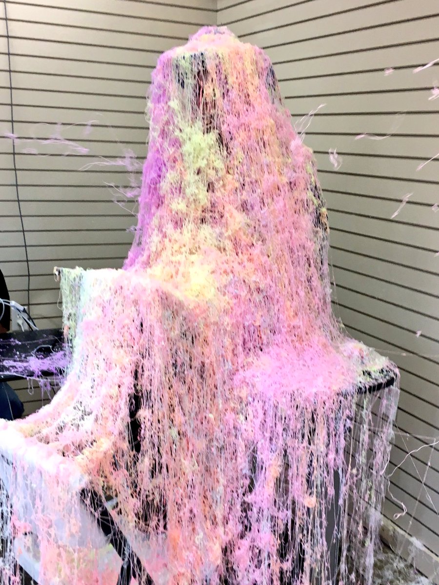 classyllama's tweet photo. When the CEO's birthday and staff meeting land on the same day, things can get a little wild! #sillystringwar #llamaattack https://t.co/xxnMr00t6V