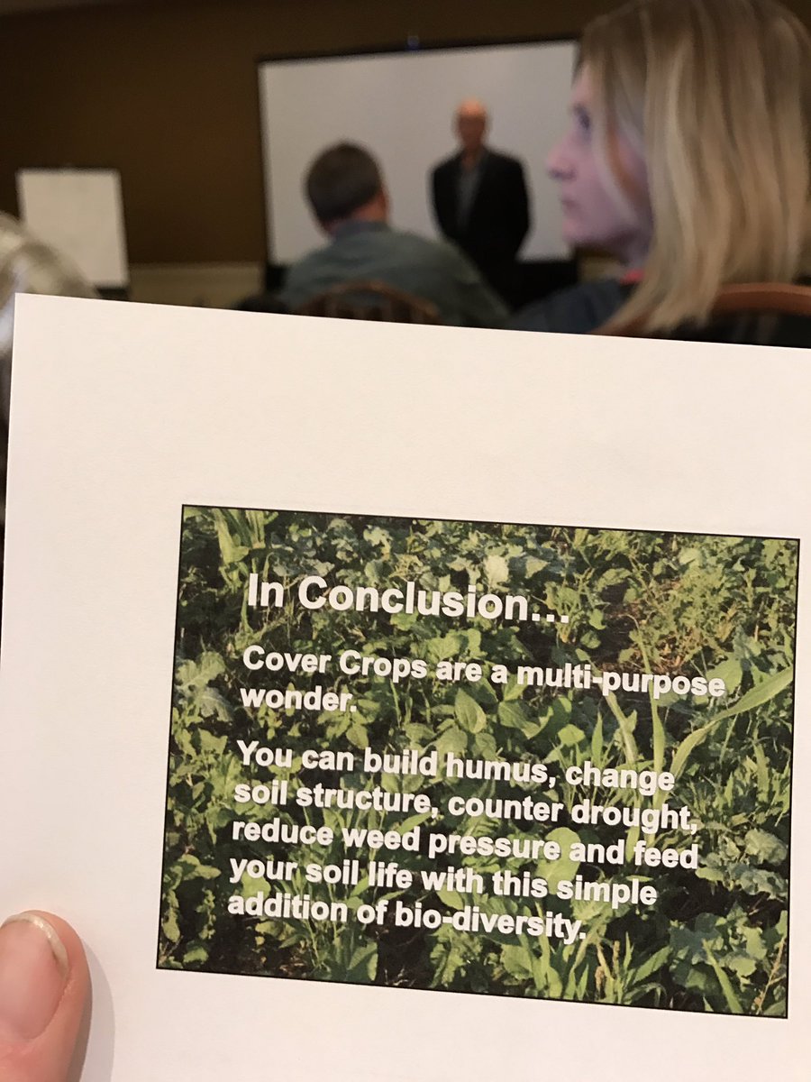 covercrops's tweet photo. We completely agree, Graeme! #covercrops #biodiversity #nutritionfarming #soilhealth #graemesait @ntsaustralia https://t.co/xW88qrlHIY