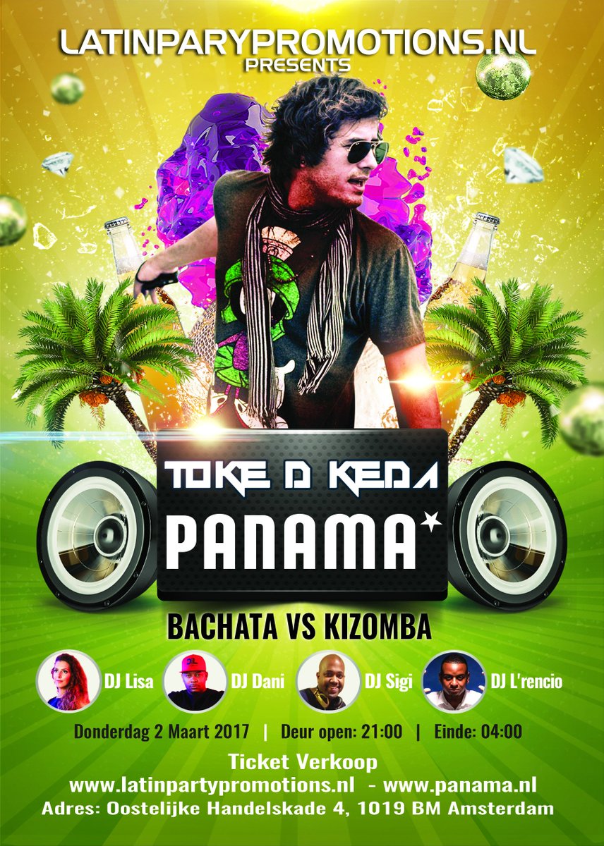 latinworldnl's tweet photo. Winactie:  Toke D Keda @BachataPlanet live in Panama Amsterdam https://t.co/EH7oLEi9Ea https://t.co/TaoOFzOaXx