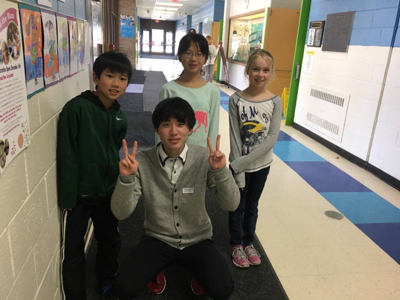 A2earlychild's tweet photo. Shemane University students from Japan visited Lakewood today to see how students in USA learn and grow! Great visit! #a2schools #a2super https://t.co/CkR72VKtq3