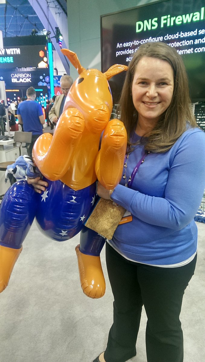 AustCyber's tweet photo. Another #CyberRoo fan at #RSAC2017 https://t.co/KhkpNgQZcC