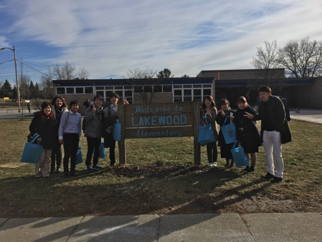 A2earlychild's tweet photo. Shemane University students from Japan visited Lakewood today to see how students in USA learn and grow! Great visit! #a2schools #a2super https://t.co/CkR72VKtq3