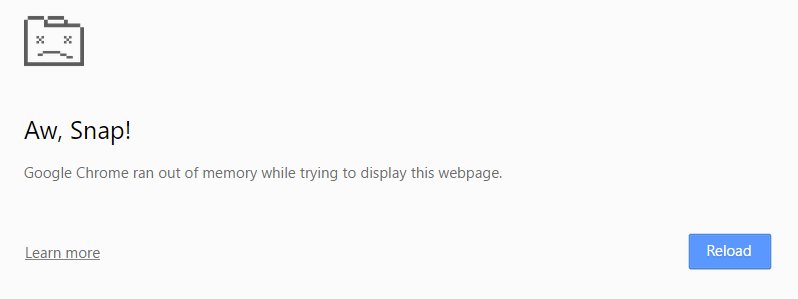 cstechcast's tweet image. Let&apos;s just ignore that I have 16GB of RAM. #ChromeProblems