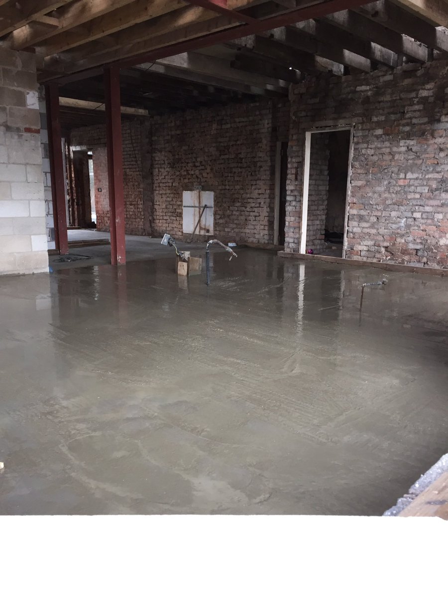 Floor concreted all prep work completed by Weatherpointuk