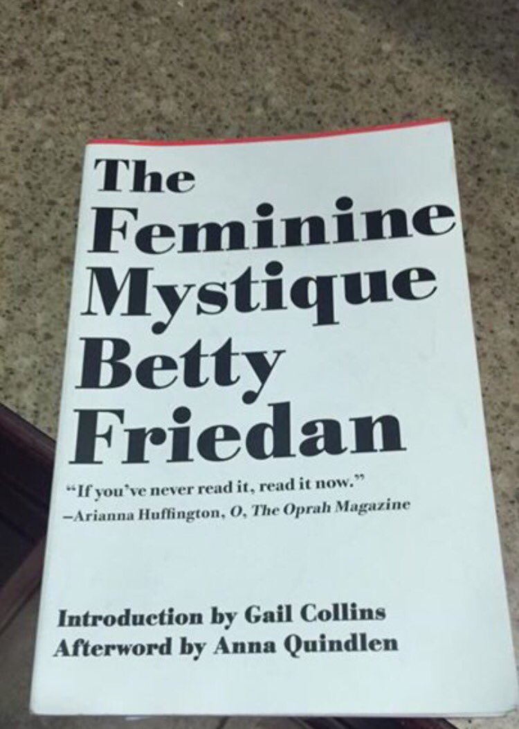 AllAboutJMo's tweet photo. 'The Feminine Mystique' by @BettyFriedan_ is @jenmorrisonlive book of the week #JenniferMorrison #JMoBookOfTheWeek https://t.co/3tXBRojYvm