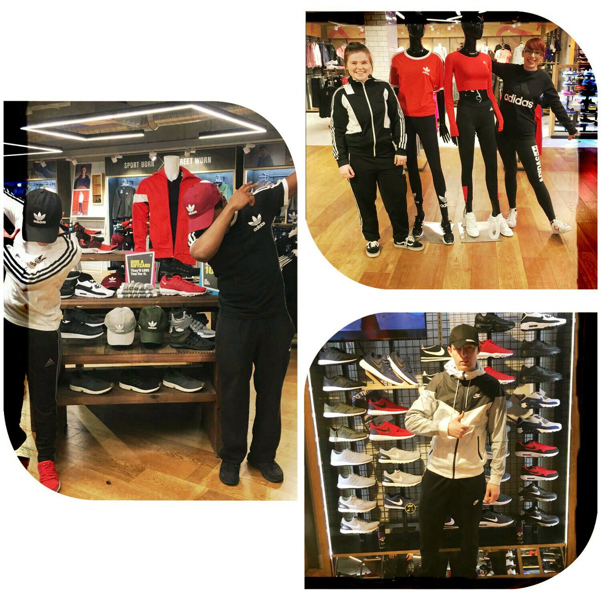 VmLovric's tweet photo. We love our #adidas &amp; #Nike fashion lines! Check it out @LlsLiffeyvalley @lifestylesports 😎✌ #teamliffey #squadgoals #social #inspirational https://t.co/YQzgeflyeK