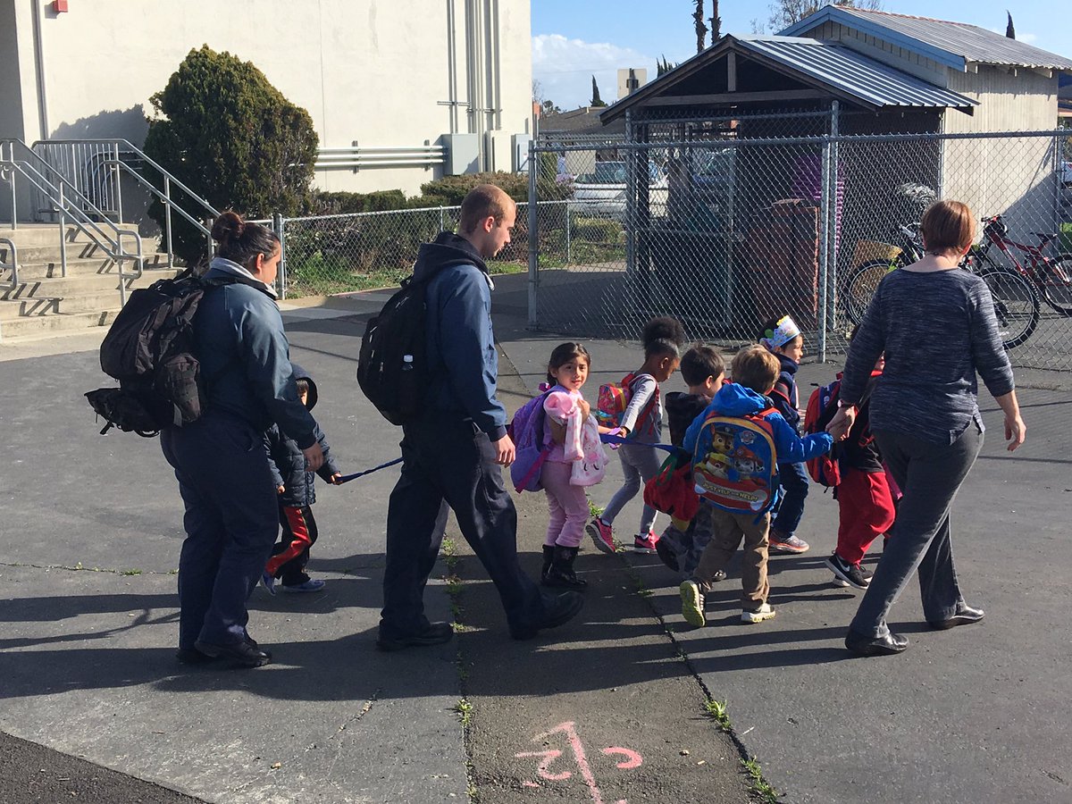 Talk about building community! Two amazing cadet teachers work with our preschoolers every day <a href="/PSA_Eagles/">PSA</a>.