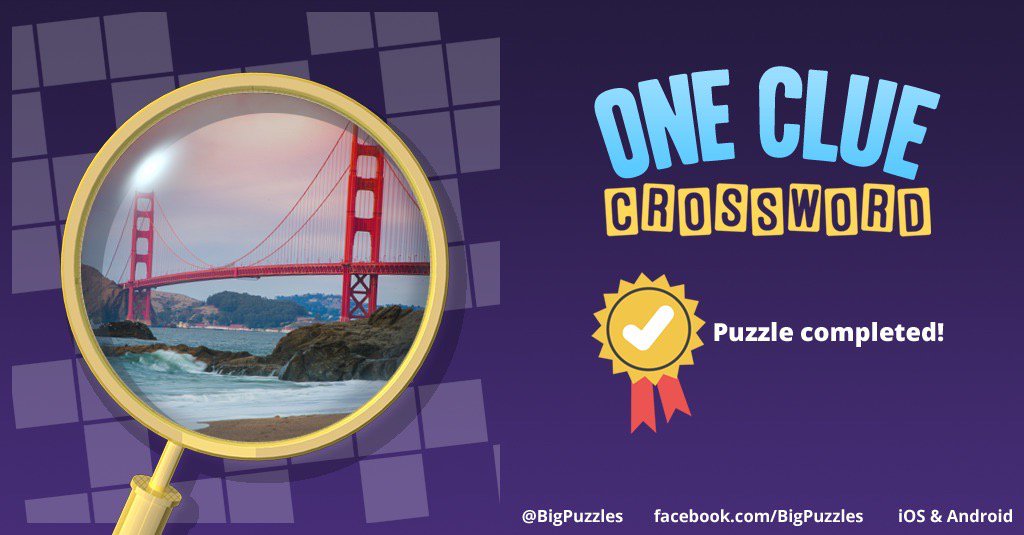 BeccaTudorPrice's tweet photo. I completed a puzzle in One Clue Crossword. Play now for free!
https://t.co/s7gQX8g4Kf #OneClueCrossword https://t.co/uzDwXdHswj