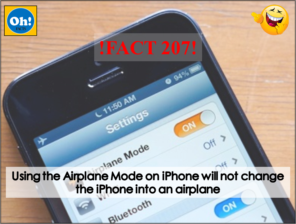 Oh_factz's tweet photo. !FACT 207! #iPhone8 #iPhone7TH #iphone #Apple #AppleMusic #SteveJobs #mobile #phone #funny #sarcasm #ohfacts #laughter #joke #AirplaneMode https://t.co/OHR5iQH1v8
