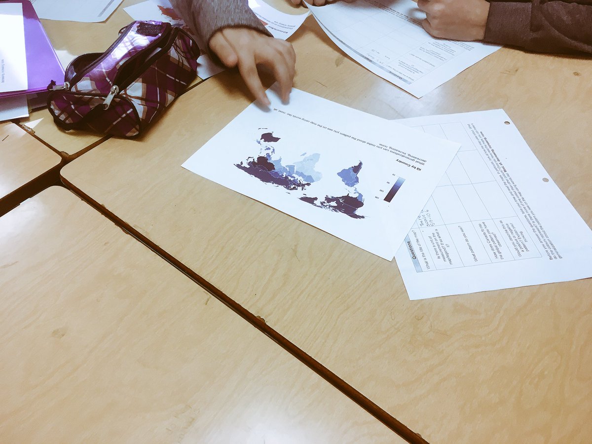 KiplingCWS's tweet image. Exploring geographic thinking concept of patterns/trends in a global context. "It's not what you know, but how you know it." @TDSB_Kipling