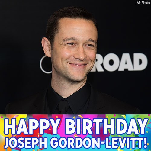 Happy 36th birthday to Joseph Gordon-Levitt! 