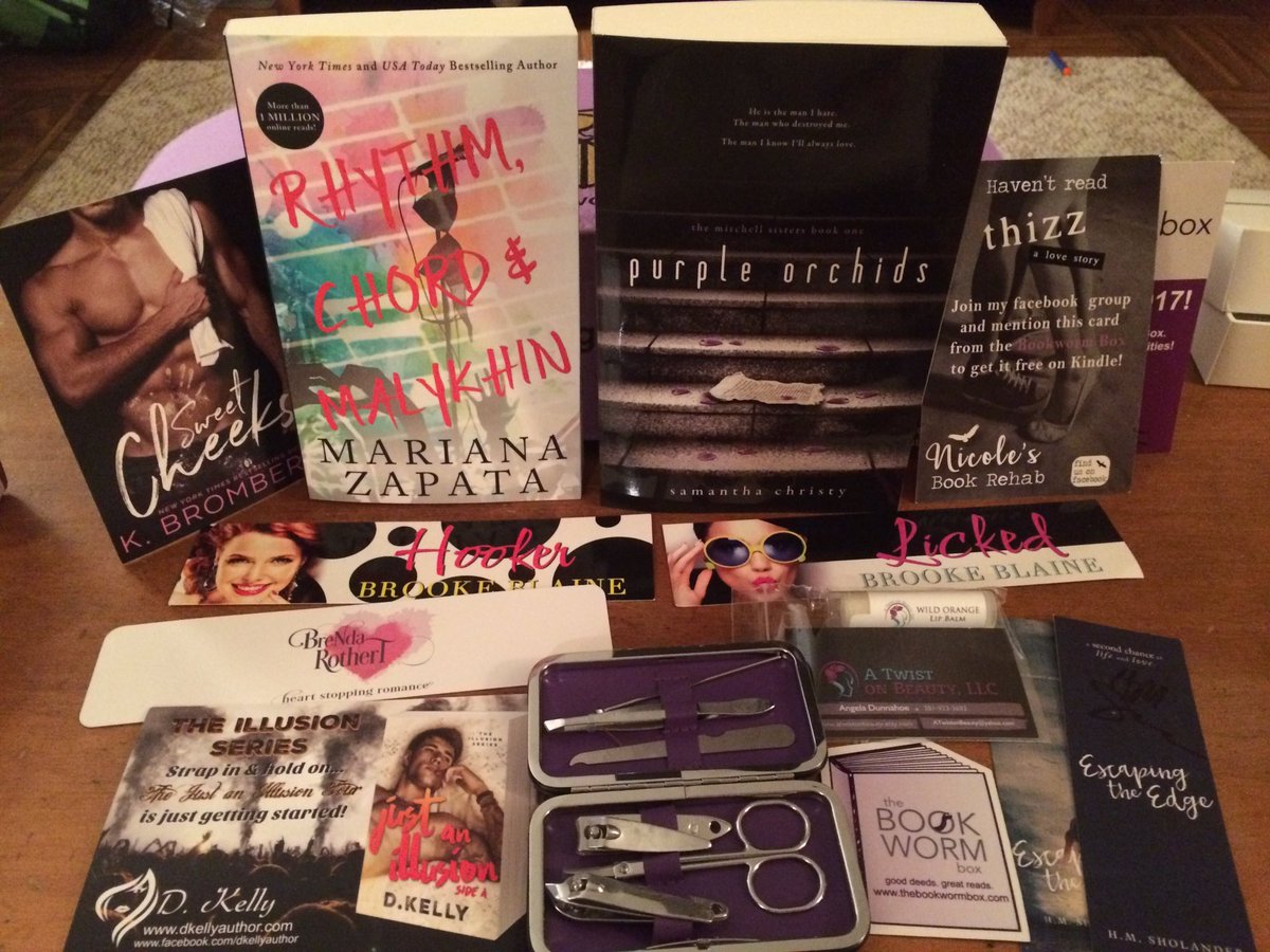 JenZny's tweet photo. My February Bookworm Box!  Thanks @marianazapata_ @SamLoves2Write! @thebookwormbox #gooddeedsgreatreads #thebookwormbox https://t.co/4EgjiwtQrv