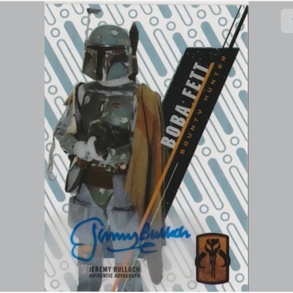 Happy Birthday to Boba Fett himself Jeremy Bulloch! 