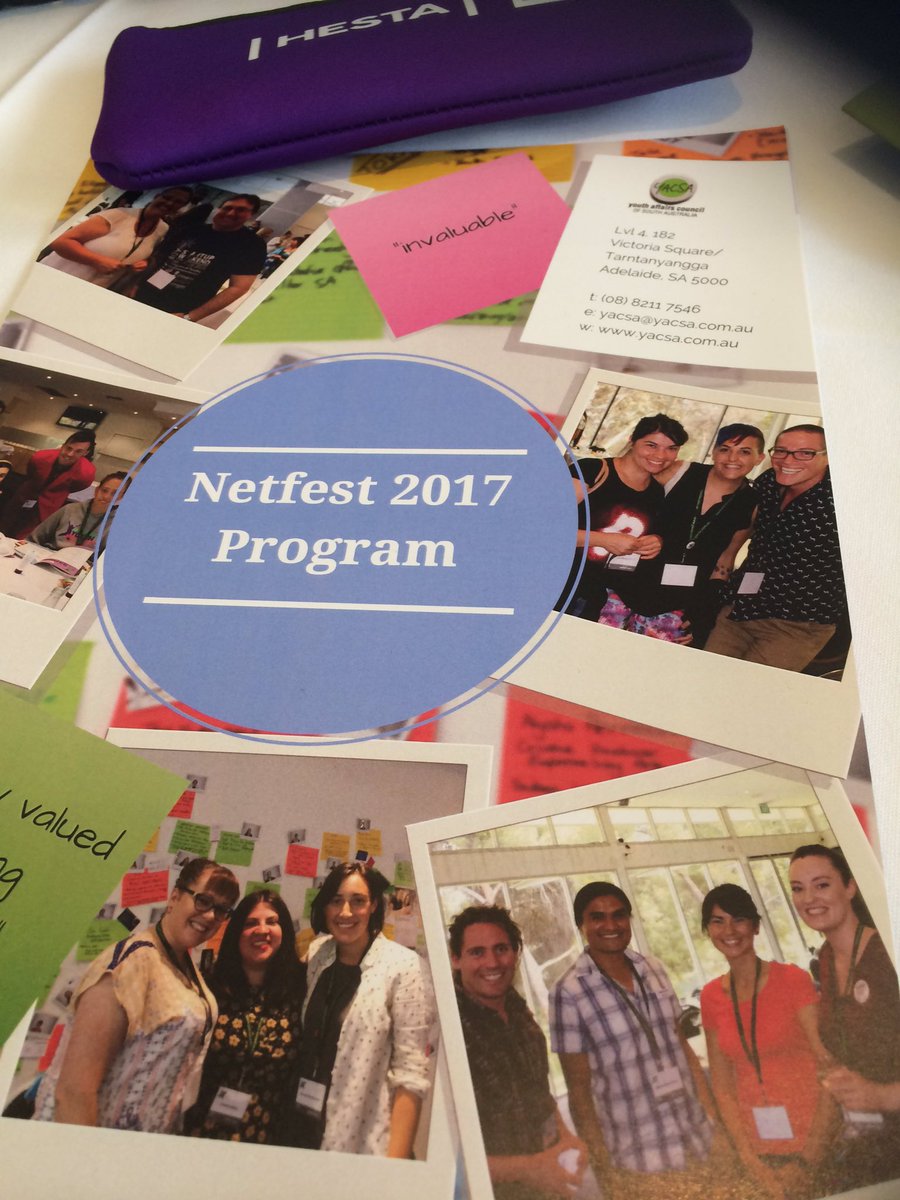 Excited to be at <a href="/TeamYACSA/">YACSA</a> #SANetfest2017 - the annual networking conference for the SA youth sector. All the fun!