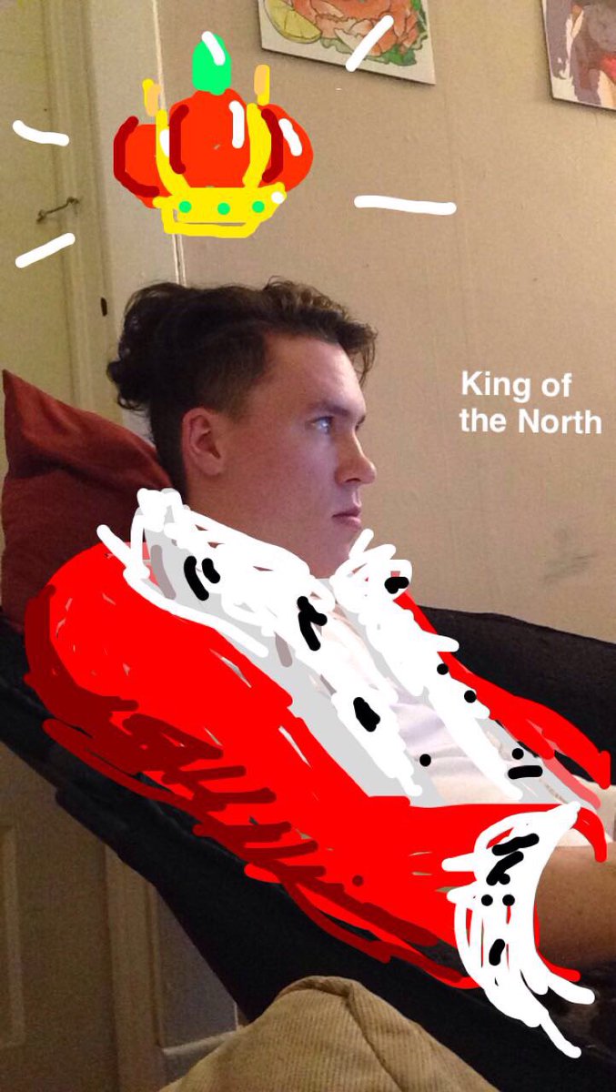 k80and_co's tweet photo. 👑👑👑 #snapchatart #spapchat #illustration #kingofthenorth #bae #katyveetee https://t.co/r7LXShe5eH