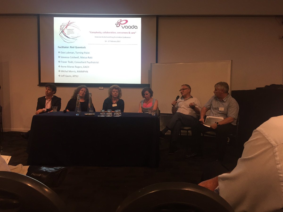 JedBlore's tweet photo. "Instead of talking about harm reduction, which is deficit approach, talk about health enhancement." Dr Fraser Todd #VAADA2017 https://t.co/moksu98dBn