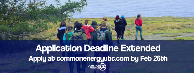 CommonEnergyUBC's tweet photo. JOIN OUR 2017/18 STEERING COMMITTEE! APPLICATIONS ARE EXTENDED UNTIL THE 26TH! https://t.co/zkDG41cQsl
