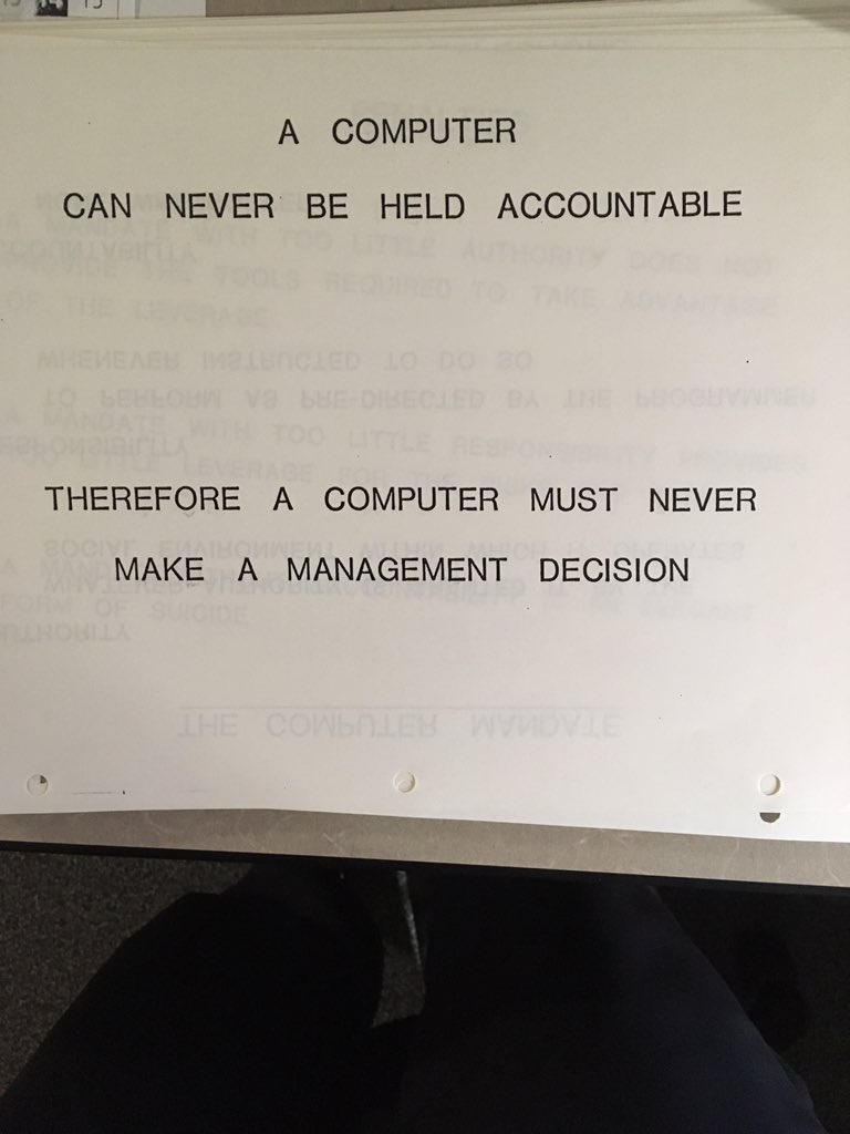 <a href="/SwiftOnSecurity/">SwiftOnSecurity</a> This is from a 1979 presentation. We are v slow learners, it seems.