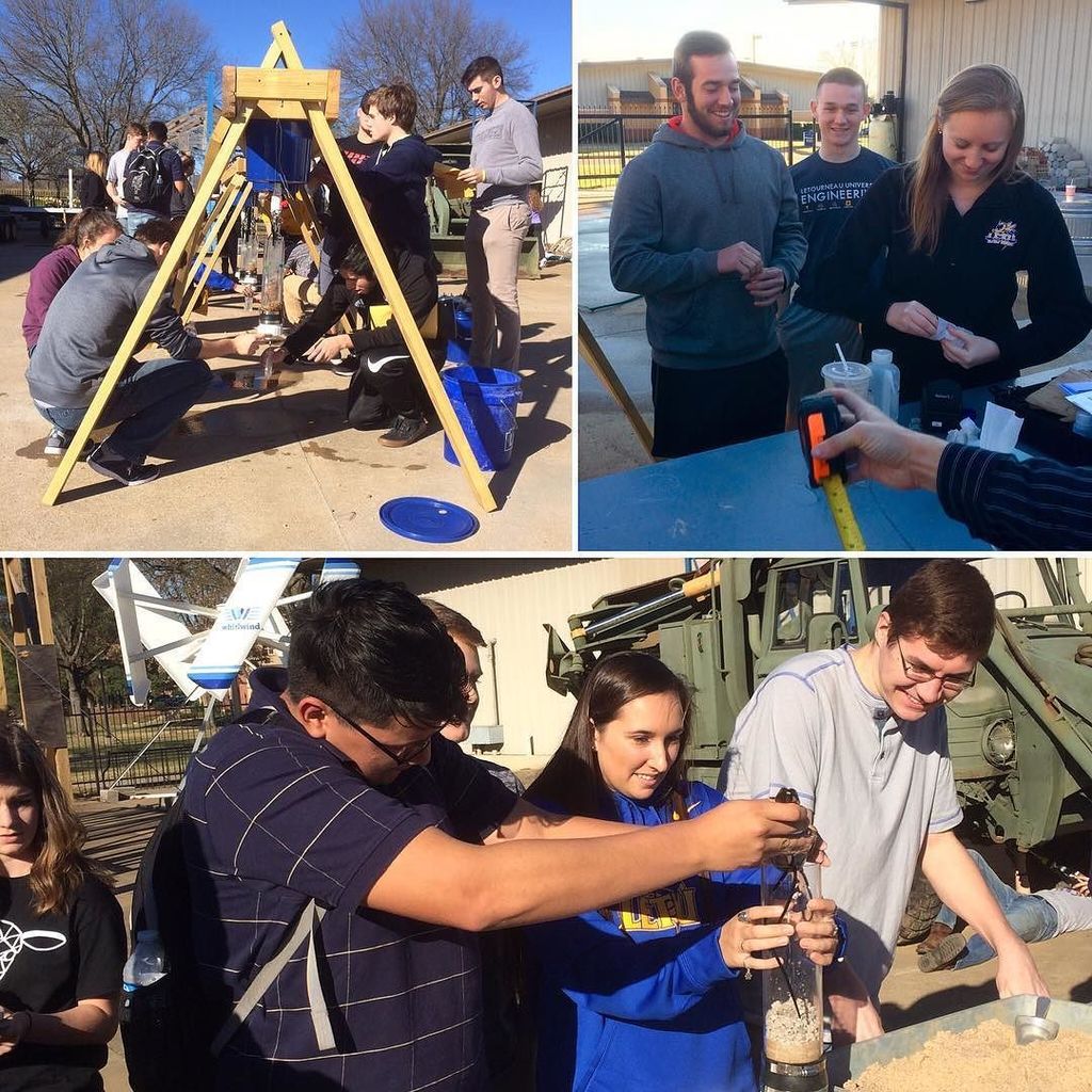 LETUCivil's tweet photo. Freshmen in the Intro to Civil spent a lab working on designing and testing sand water fil… https://t.co/lWpY5u8dJ2 https://t.co/peuVPuCoHI