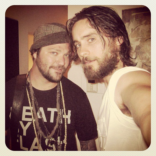 MarsDollsPromo's tweet photo. #FBF the one and only @JaredLeto and @BAM__MARGERA #DeathByFlash https://t.co/EwU6JBPWFa