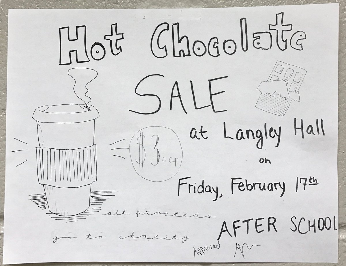 langley_2019's tweet photo. TOMORROW! All proceeds go to charity! https://t.co/c8l85ZLZCx