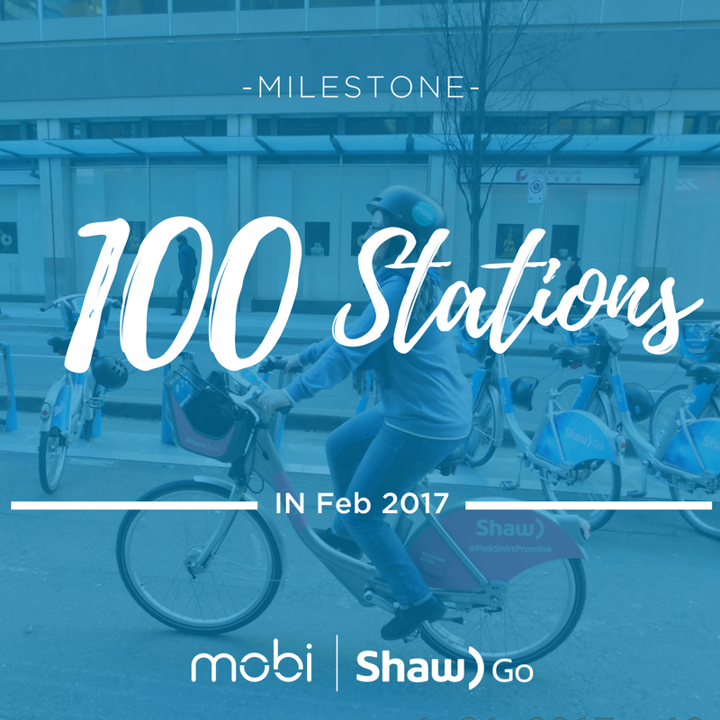 mobi_bikes's tweet photo. 1st &amp; Main Street Station is now live, which means we have reached 100 stations! Thank you for your continued support! @CityofVancouver https://t.co/g6Xru3TGuI