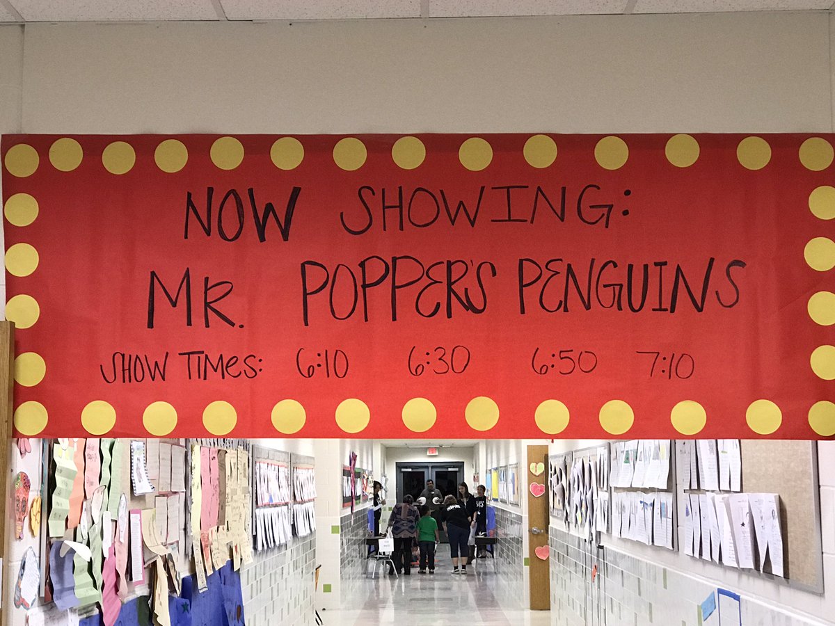 HighlandLakesEl's tweet photo. Making snow, playing with ice, learning about Penguins &amp; catching a movie at Mr. Popper's Penguins Family Night!! https://t.co/pIHZVssvSO