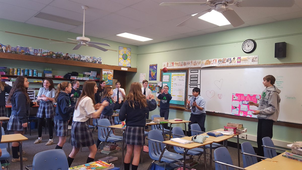 connteachsc's tweet photo. Taking a quick brain break. #silent ball #7thgrade #WeAreNDCS https://t.co/mEngI9dyuX