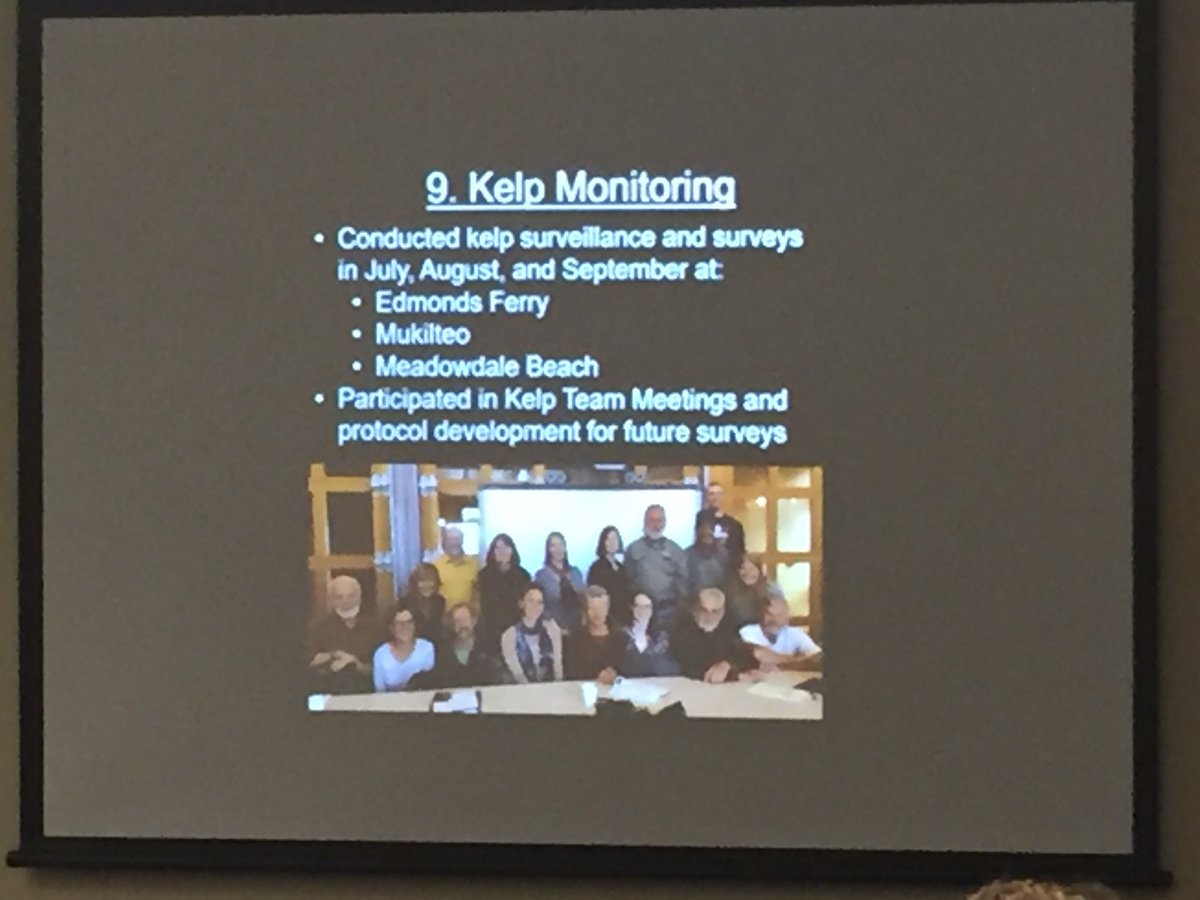 hartnws's tweet photo. @NWStraits @NWSFoundation #snohomishmrc talking #kelp #citizenscience at their 2017 retreat. https://t.co/hwaDGqw6bZ