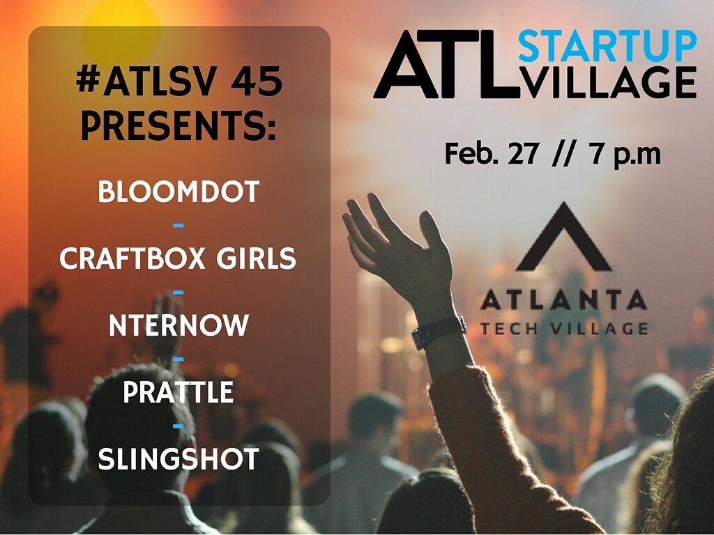 atlsv's tweet photo. Join us Feb 27 @ATLTechVillage for #ATLSV. Free beer + supporting #atlstartups. Now that's a solid night! https://t.co/x6IqjWtJfk