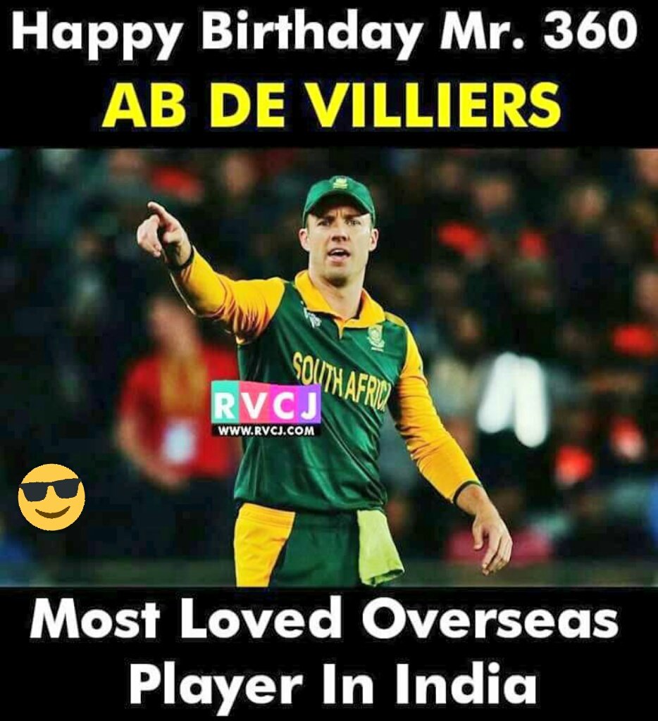 Happy bday Mr.360 ab devilliers 